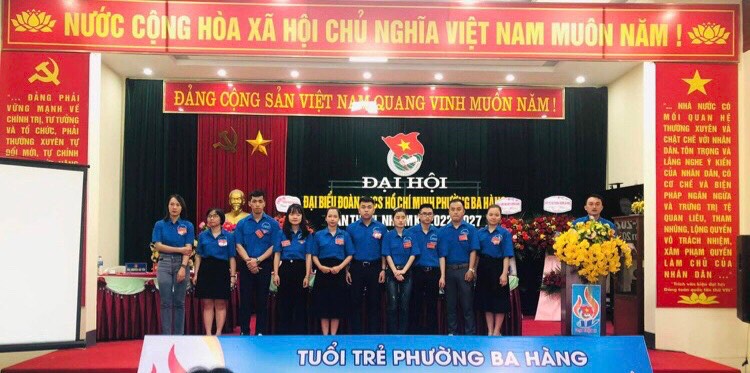  Ban Chấp hành Đoàn TNCS Hồ Chí Minh phường Ba Hàng khoá II, nhiệm kỳ 2022-2027